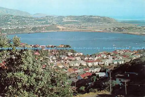 D126498 Flughafen Wellington und Rongotai vom Mount Victoria N Z Gladys M Goodall