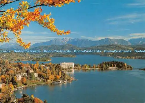 D124448 Portschach am Worther See Blick Von der Hohen Karntner