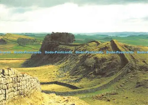 D129356 Hadrianswall Das Römische Reich nördliche Grenze die Mauer läuft 73 Meilen w