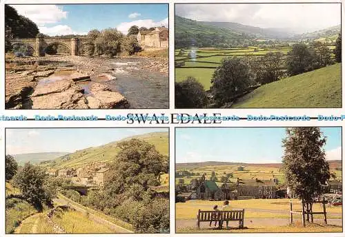 D126607 Swaledale Reeth Muker The Swale in Richmond bei Gunnerside The Yorkshir