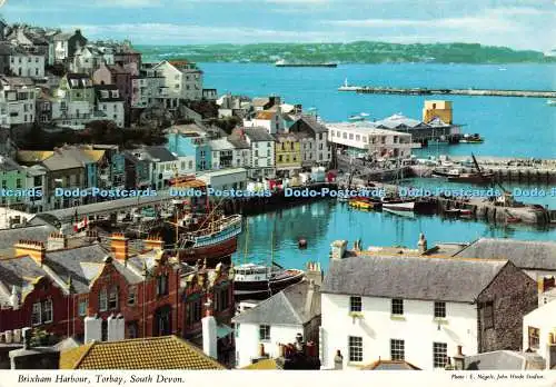 D122597 South Devon Brixham Hafen Torbay John Hinde E Nagele