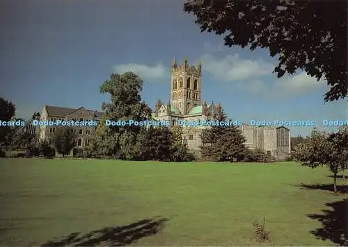 D129406 Buckfast Abbey Ein Blick von den South East Buckfast Abbey Trustees 1985