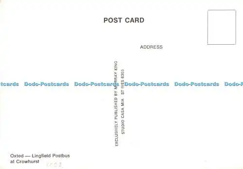 D124556 Oxted Lingfield Postauto at Crowhurst Murray King Studio Casa Mia