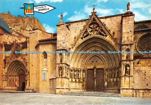 D122610 Morella The Santa Maria Mayor Basilic Front Pergamino F I R Montornes de