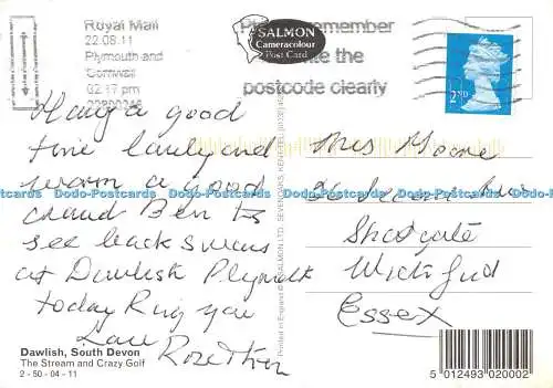 D126778 Dawlish South Devon The Stream and Crazy Golf J Salmon Cameracolour 2011