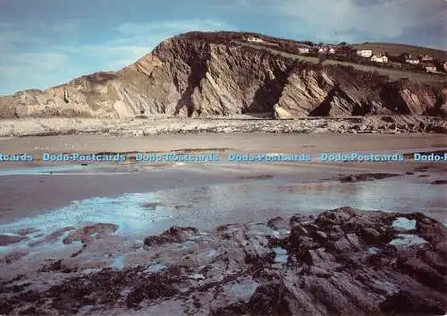 D124970 9 Lester Point und Beach Combe Martin Exmoor Karten Exmoor Nationalpark