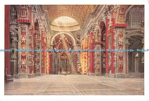 D129914 Citta del Vaticano S Pietro Interno Instituto Italiano d Arti Grafiche