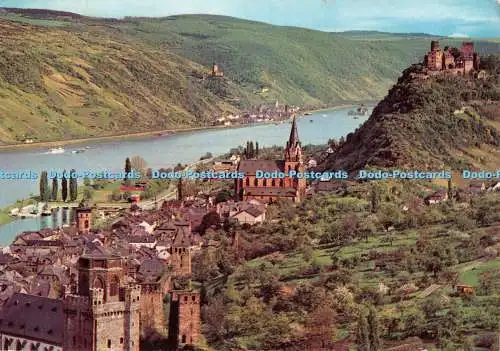 D129935 Der Rhein Oberwesel und Schönburg Umlauf