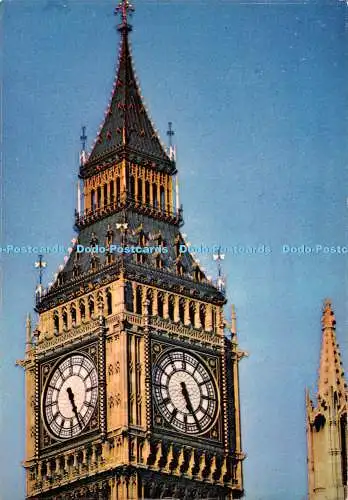 D125110 London Houses of Parliament The Clock Tower J Arthur Dixon W W Roberts