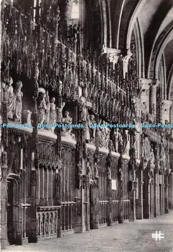D125153 Cathedrale de Chartres Cloture du Choeur XVI s Et Houvet RP