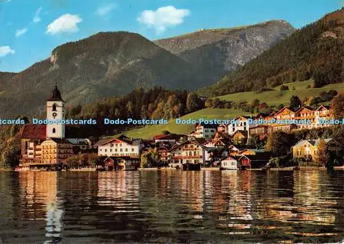 D130118 St Wolfgang am See mit Schafberg Cosy David Grundler Nr S 105 1980