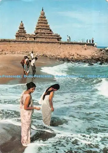 D127510 Indien Küstentempel Mahabalipuram bei Madras