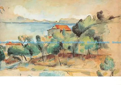 D130321 Paul Cezanne 1839 1906 Landschaft am Mittelmeer Kunsthaus Zürich G