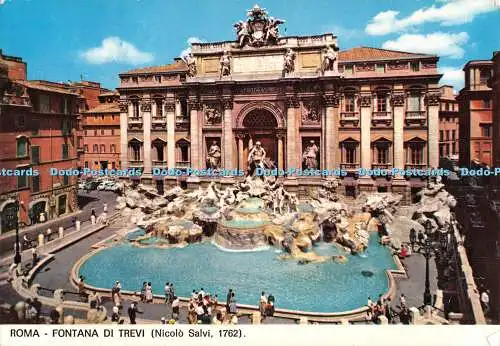 D130339 Roma Fontana di Trevi Nicolo Salvi 1762 Brunnen von Trevi Oto Roma