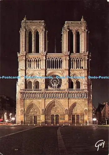 D127546 Paris et Ses Merveilles La Facade de la Cathedrale Notre Dame Guy Lecont