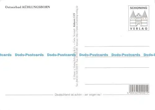 D127548 Ostseebad Kühlungsborn Herst u Verlag Schöning Gebr Schmidt Mehransicht