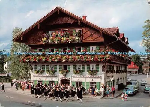 D130352 Oberammergau Hotel Wolf Nr 130 Foto Haag