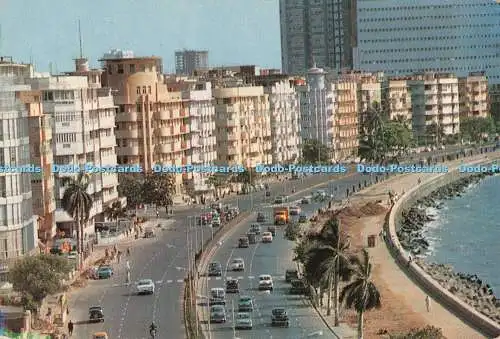 D130458 No 64 Marine Drive and Air India Building Bombay L R Trading Company Ela