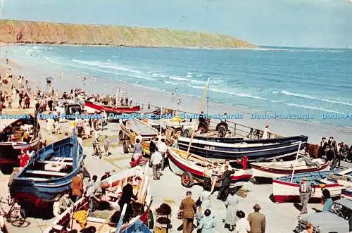 D127710 The Coble Landing and Filey Brigg D H Greaves