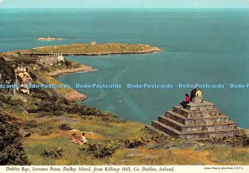 D127774 Irland Dublin Bay Sorrento Point Dalkey Island von Killiney Hill Co Du
