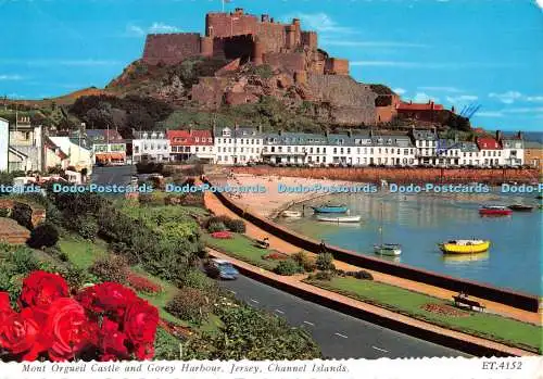 D130630 Channel Islands Jersey Mont Orgueil Castle and Gorey Harbour Bamforth