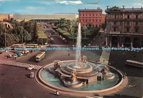 D130634 Roma Esedra Square Plurigraf Kodak Ektachrome 1986