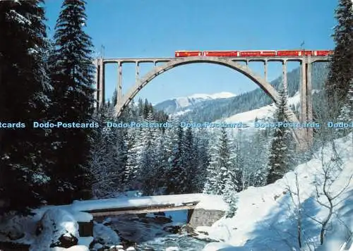 D127889 Langwieser Viadukt bei Arosa Benker