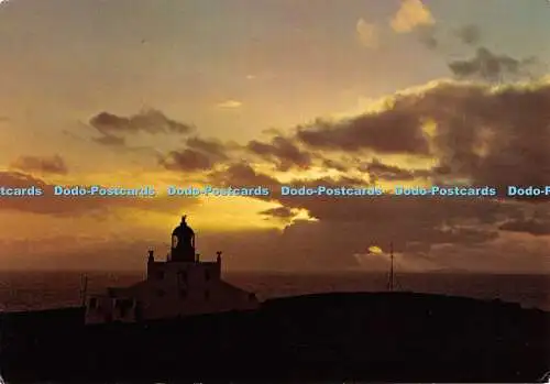 D127940 Sutherland Sonnenuntergang über Stoer Point Leuchtturm J Arthur Dixon Iain Wallac