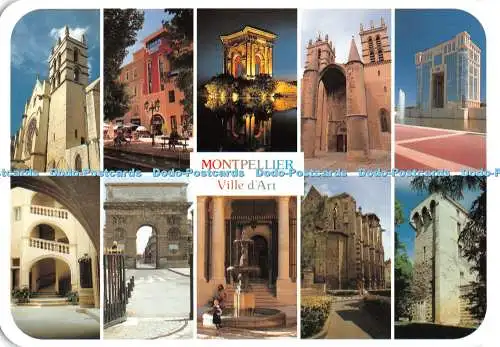 D128002 Montpellier Ville d Art La Cigogne Modele Depose I Anger Multi View