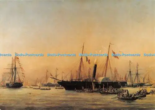D130856 Queen Victoria steigt in Brighton aus 1843 Royal Pavilion Art Gallery
