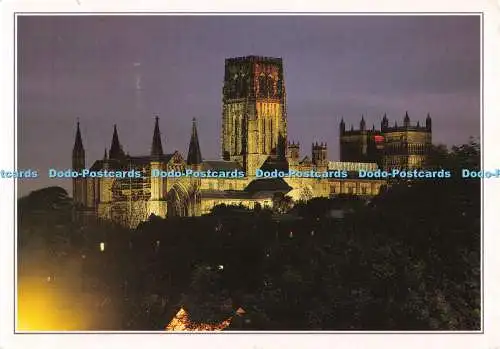D128094 Durham Kathedrale bei Nacht John Hinde J Arthur Dixon Vic Guy