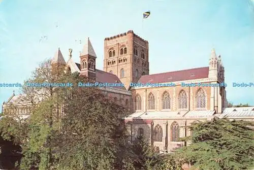 D131698 Cathedral and Abbey Church of Saint Alban St Albans England from South E