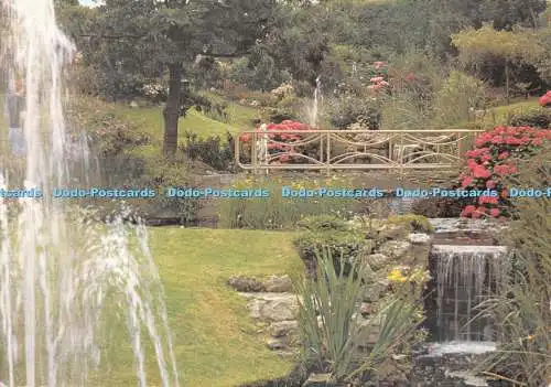 D131710 Water Gardens Blackgang Chine I W Jarrold Nigh 1988