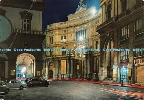 D131712 Napoli Nocturnal Vittorio Emanuele Street and Umberto I Gallery Vincenzo