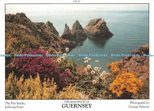 D131945 GS 10 Erbsenstapel Jerbourg Point Vogtei von Guernsey George Symons Davi