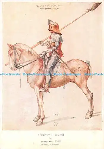 D132308 Albertina Wien Ein Ritter in Rüstung Medici Gesellschaft Albrecht Dürer