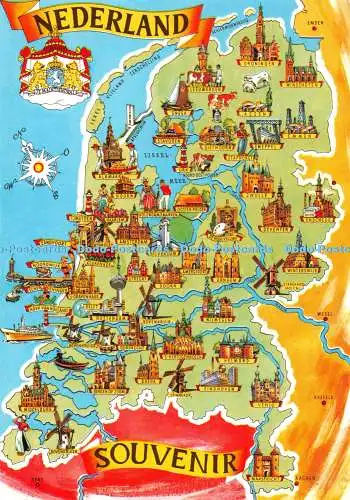 D132404 Nederland Souvenir Holland Schlitten Krüger