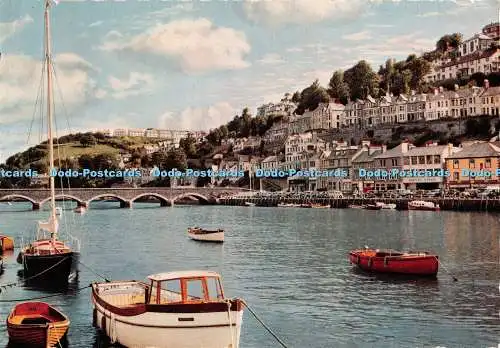 D132458 Cornwall The Looe River and West Looe Valentine Englische Bildserie