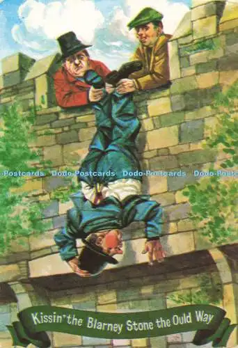 D135014 Kissin the Blarney Stone the Ould Way Hannover Stationery N P O Dexter Li