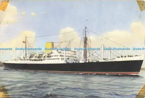 D137778 MV Ruahine 17851 Grt New Zealand Shipping Company 1961
