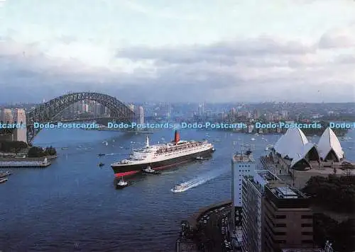 D132737 Sydney New South Wales Australien Liner Queen Elizabeth 2 Ankunft in Syd