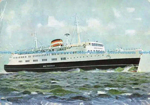D137975 M F Kong Frederik IX Gedser Grossenbrode Express Service from Western EU