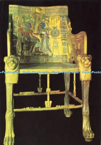 D138079 Tutanchamun Schätze König Goldener Thron Lehnert und Landrock Buchhandlung N