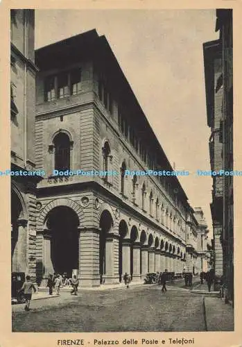D138107 Firenze Palazzo Delle Poste e Telefoni Gino Giusti Nova Lux