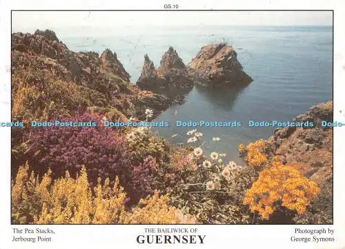 D133215 Erbsenstapel Jerbourg Point Vogtei von Guernsey George Symons D R Photog