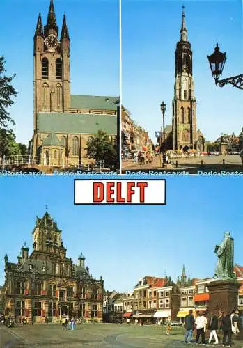 D138314 Delft Alte Kirche Neue Kirche Uitgeverij Sonia Bert Van Loo Mehrfachansicht