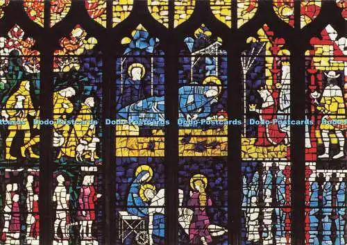 D135875 St Mary Redcliffe The Lady Chapel East Window Judges C 5343 X H R L Bons