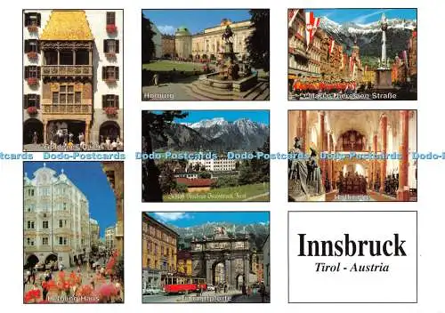 D133644 Innsbruck Tirol Österreich Hofburg Goldenes Dachl Helbling Haus Chizzali K