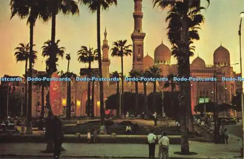 D138721 Nr 214 Alexandria Abou El Abbas Moschee bei Nacht Kunstverlag Lehnert a
