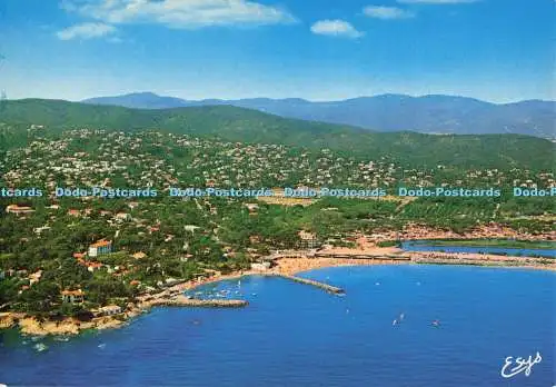 D138811 La Cote dAzur Varoise Saint Aygulf Var Vue aerienne sur le port et la pl